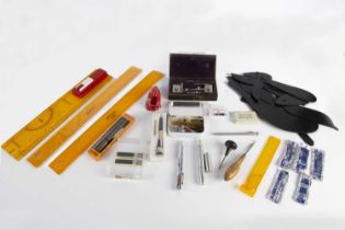 A collection of drawing equipment,