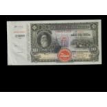 Specimen Bank Note: National Bank Ultramarino specimen 10 Mil Reis,