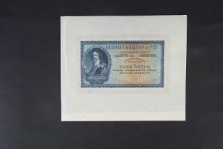 A Bradbury Wilkinson & Co Ltd advertizing banknote,