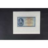 A Bradbury Wilkinson & Co Ltd advertizing banknote,