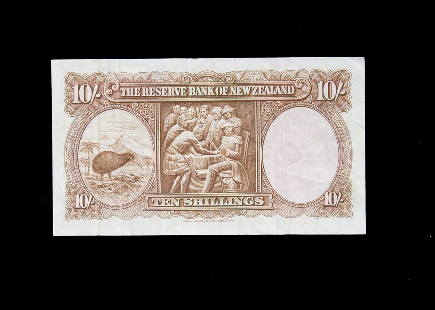 New Zealand 10 Shillings note, - Image 2 of 2