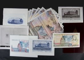 A collection of Bradbury Wilkinson and Co Ltd Advertising Banknotes,