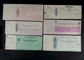 A collection of Specimen Cheques and Money Orders,