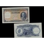 Specimen Bank Note: The Government of the Straits Settlements specimen 10 Dollars,