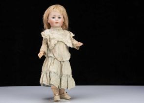 A rare Simon & Halbig 1488 character girl doll,