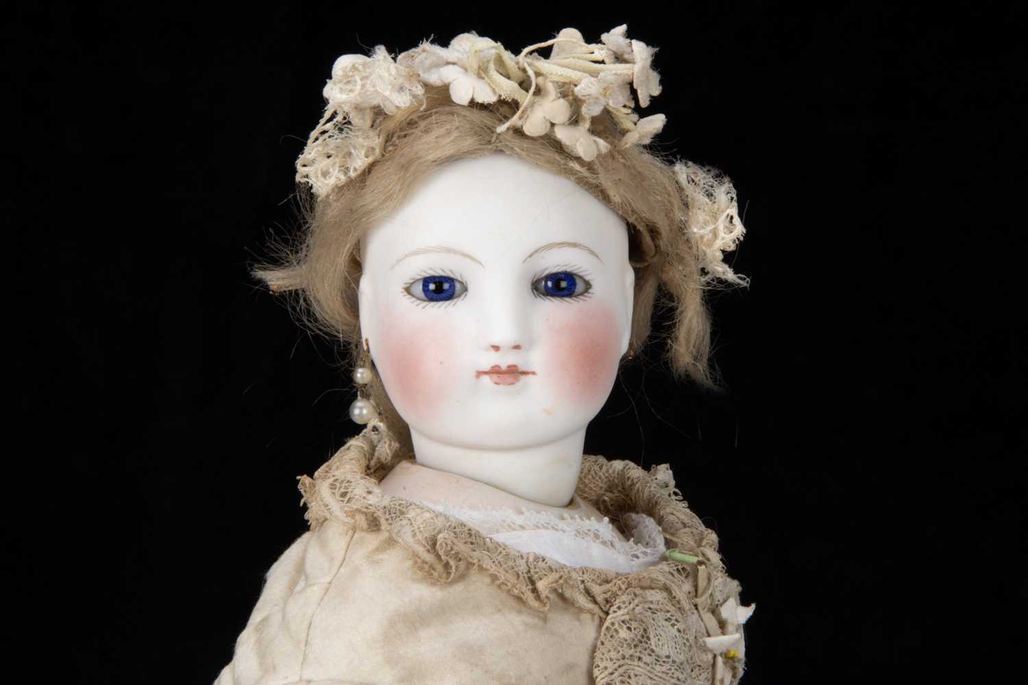 A rare Bru Jeune & Cie fashionable doll with jointed wooden body, - Image 3 of 5