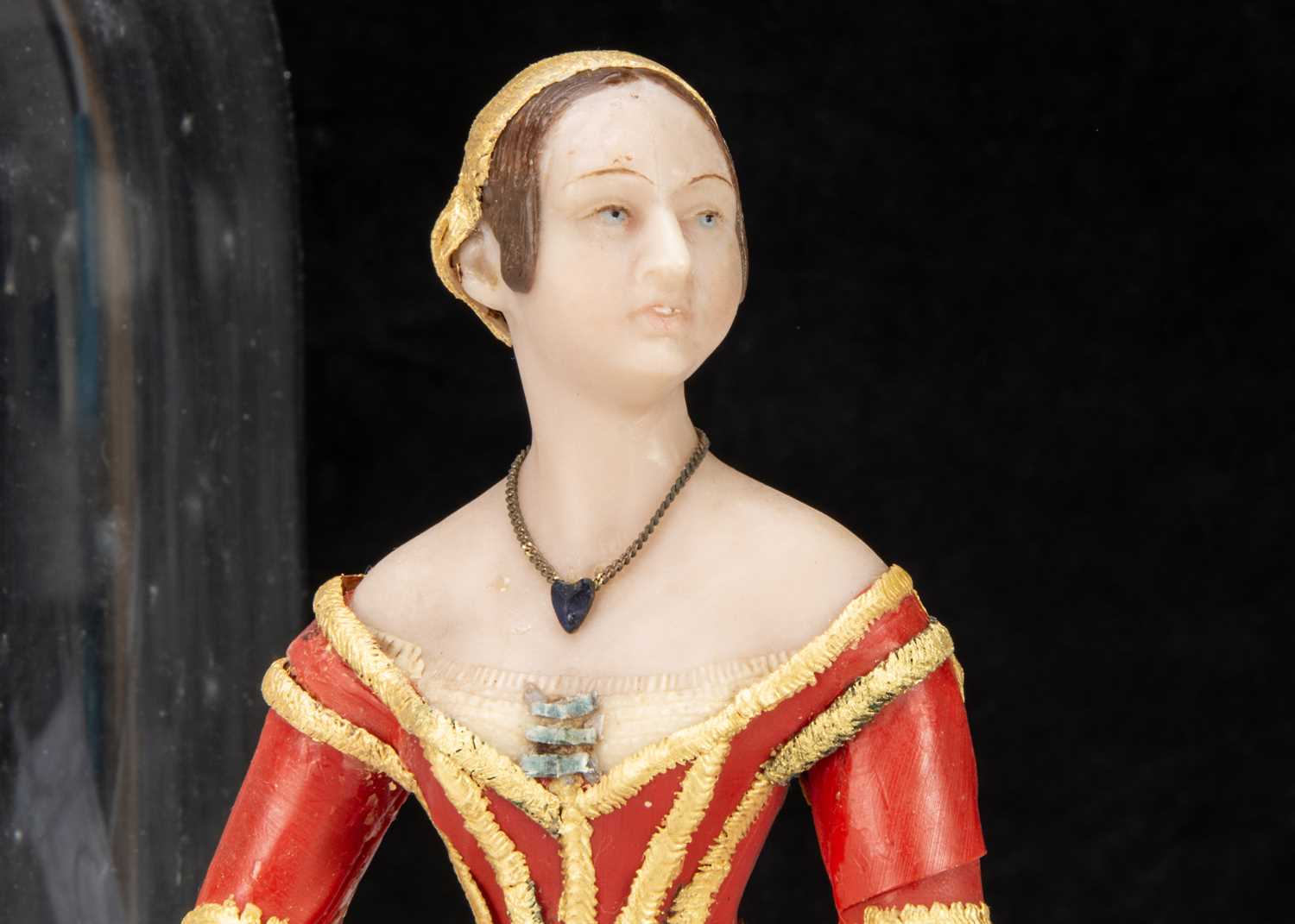 A Henrietta Wade wax model of Queen Victoria in Robes of State, - Image 2 of 2