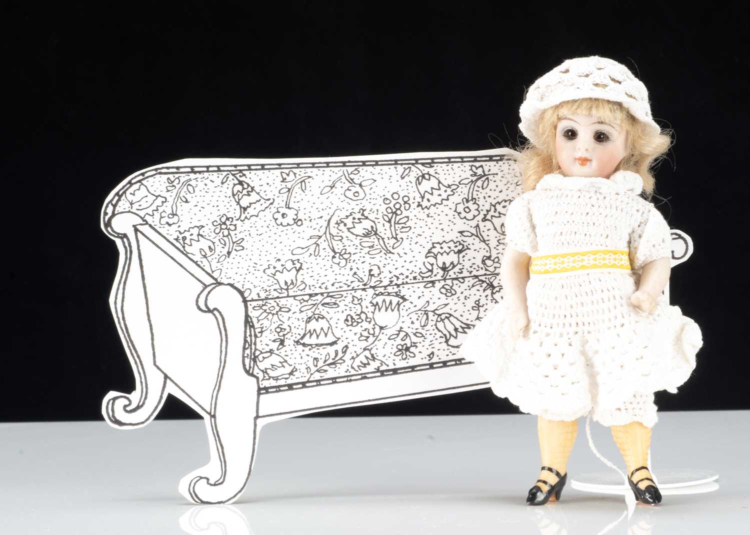 A Kestner 310 all-bisque swivel head dolls’ house doll,