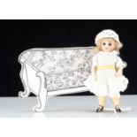 A Kestner 310 all-bisque swivel head dolls’ house doll,