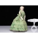 A fine mid 19th century French fashionable doll,