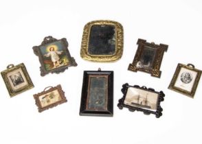 19th century dolls’ house pictures and mirrors,