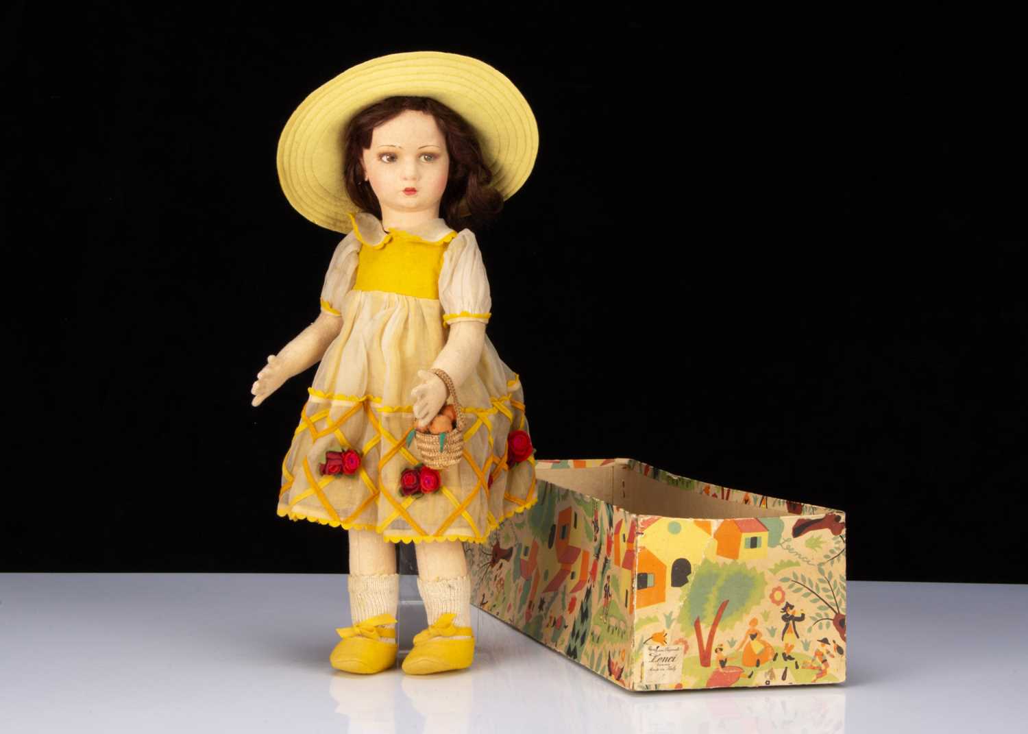 A 1930s Lenci girl doll,