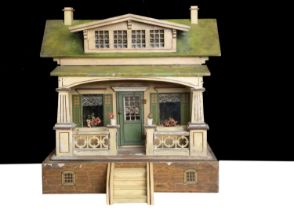 A Schönherr green roof wooden dolls’ house,