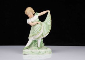 A Gebruder Heubach bisque Dancing Girl,