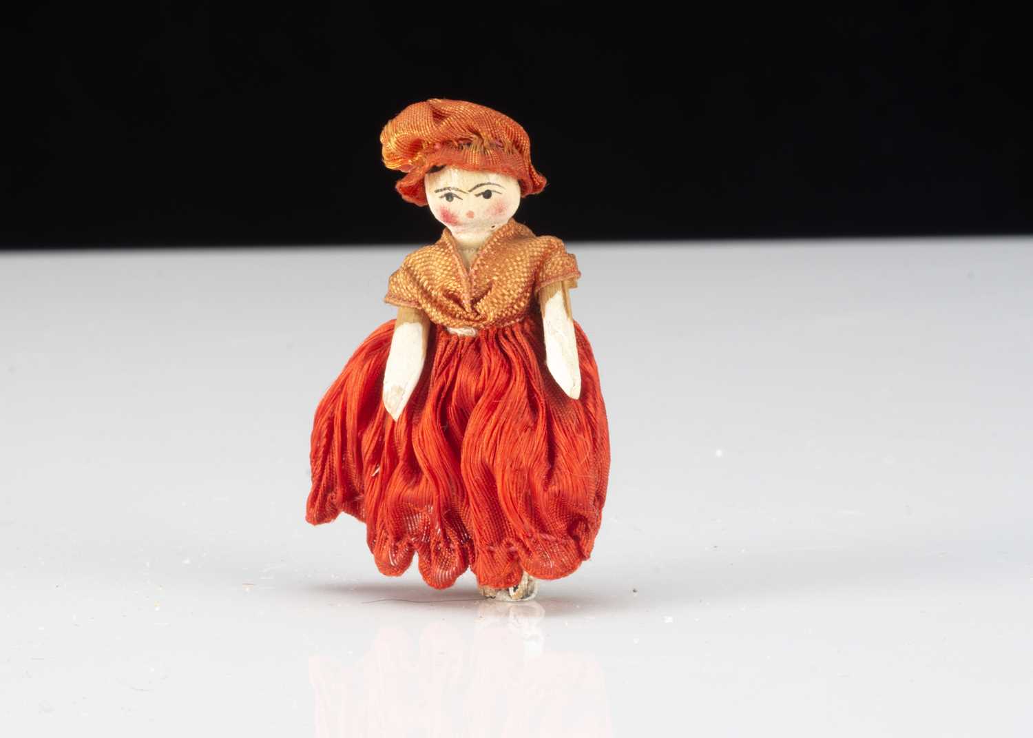 A small Grodnerthal dolls’ house doll,
