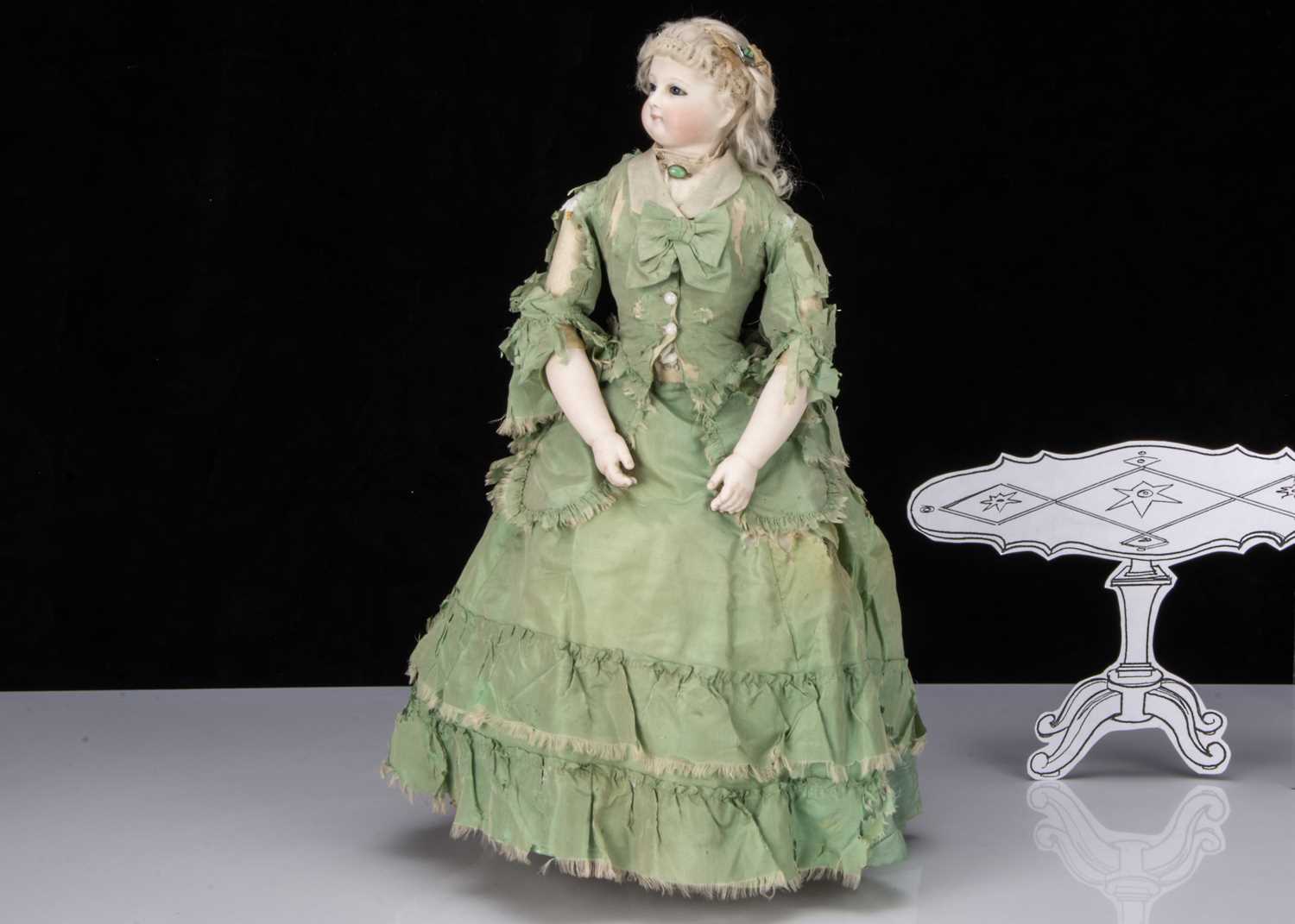 A fine mid 19th century French fashionable doll, - Image 4 of 7