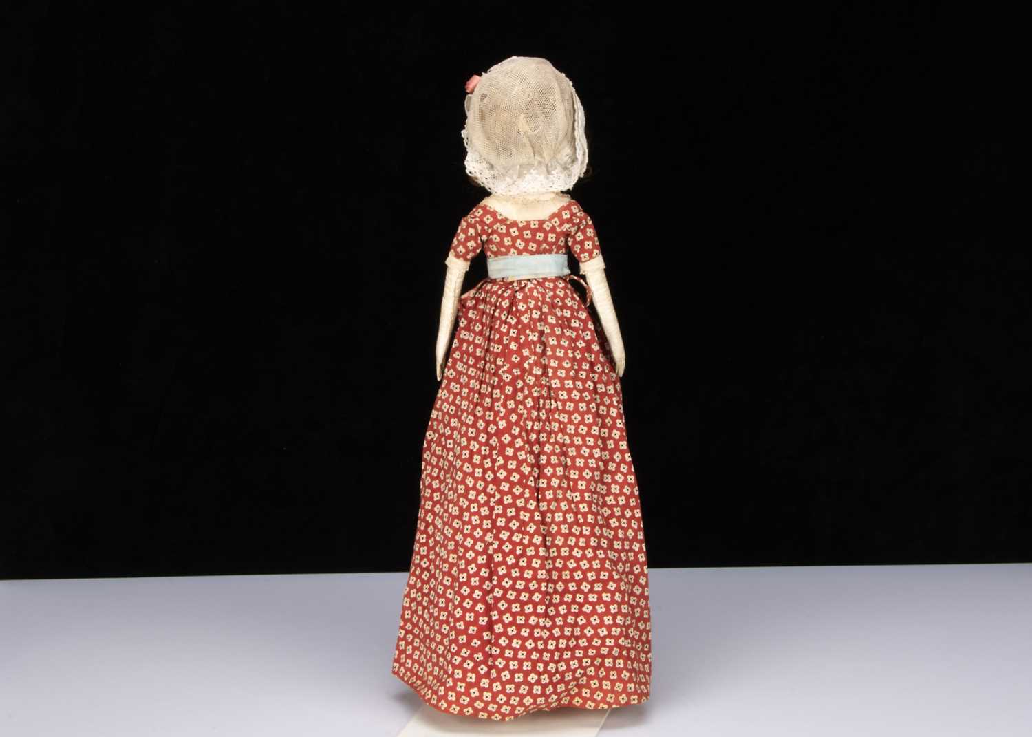 A fine and rare late 18th century English wooden doll, - Image 5 of 6