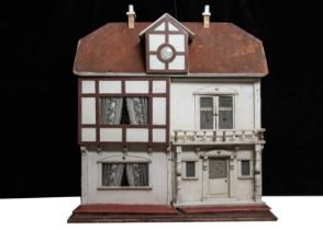 A G & J Lines No 34 The Clock House dolls' house circa 1910,