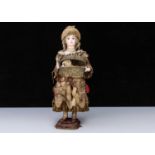 A rare Jean Roullet ‘Le Berger Watteau’ shepherdess with lamb automaton 1880s,