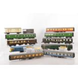 Quantity of Lima 0 Gauge Diesel Coaches and wagons for repair/spares and Flush Glazing packs (qty),