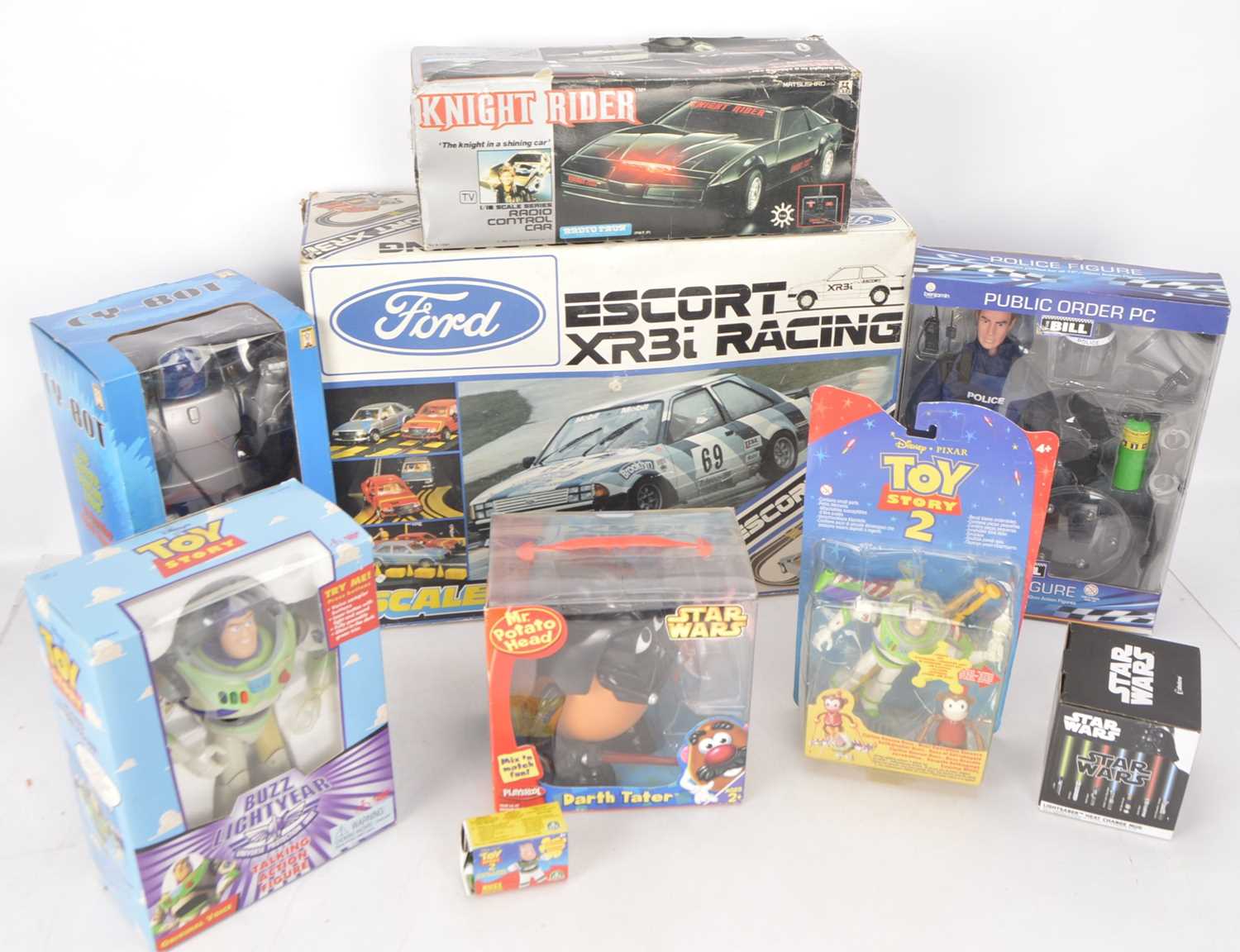 Radio Controlled Knight Rider car Toy Story and Star Wars Toys and The Bill Action Figure with Scale