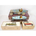 1980's Paya clockwork Tinplate Vehicles in original boxes (4)