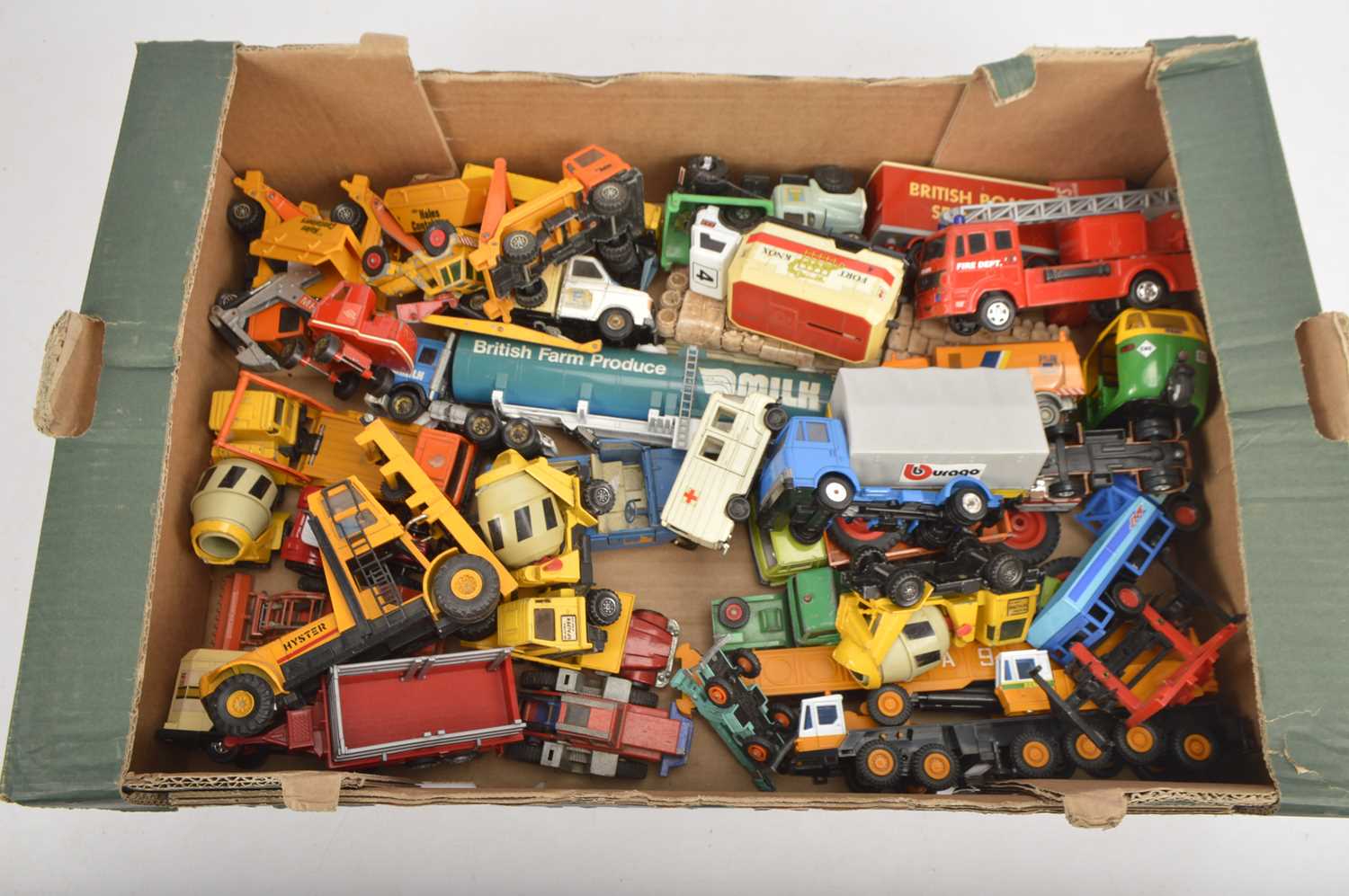 1970s and Later Playworn Diecast and Plastic Vehicles (35+),