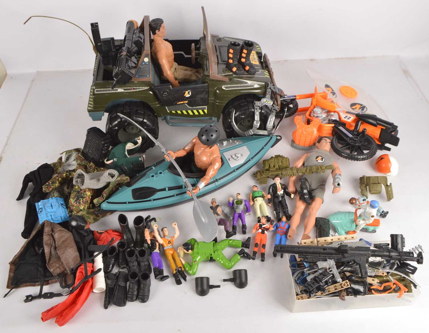 Collection of circa 1990's Action Man and Accessories and various MacDonald Figures Toys,