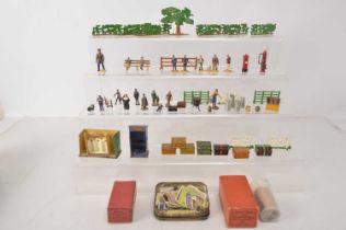 Hornby 0 Gauge and other makers Figures Platform Furniture and Lineside Accessories,