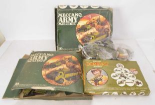 Meccano Army Sets and unboxed parts (qty),