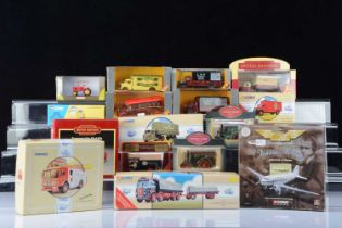 Modern Diecast Vintage Commercial Vehicles and Aircraft (16),