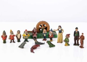 Various odd figures by various makers including Charbens and Taylor & Barrett comprising F G Taylor