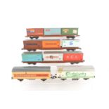 Lima 0 Gauge Freightliner wagons and Vans,