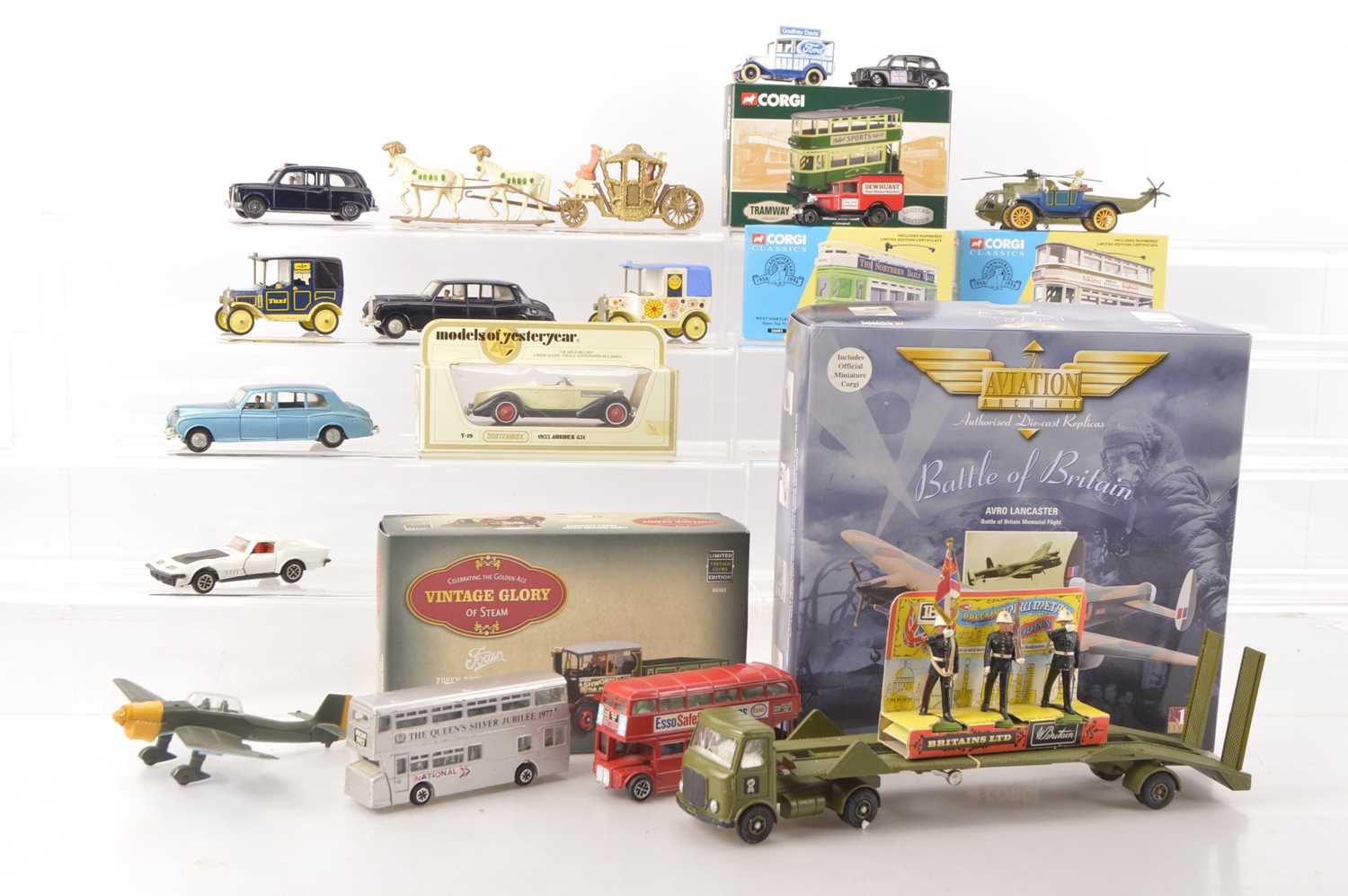 Boxed Modern Diecast and Postwar Unboxed Diecast Vehicles (27),