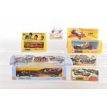 Dinky and Corgi Models From TV and Film With Reproduction Boxes (6),