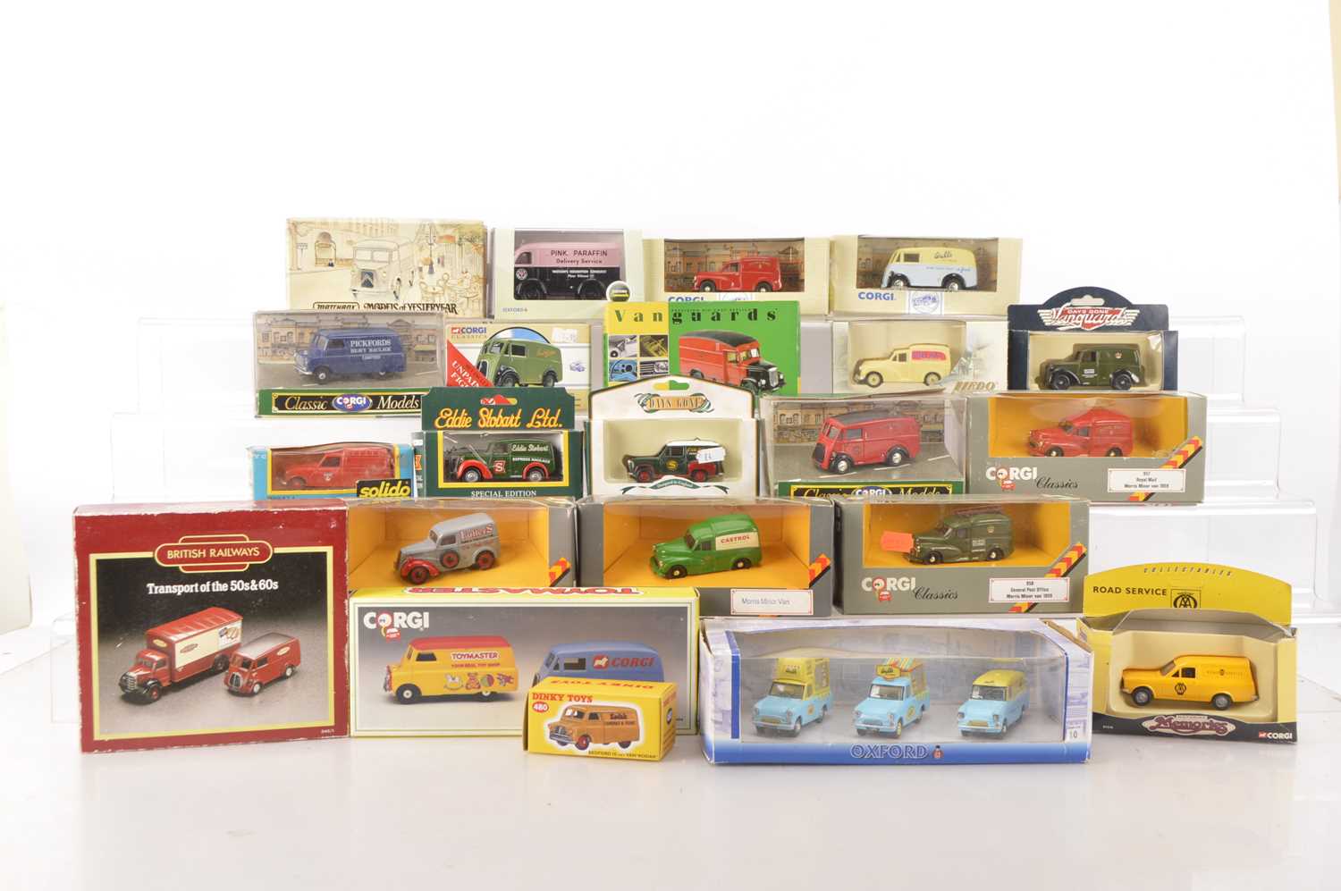 Modern Diecast Vintage Delivery Vans,