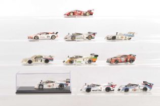 1:43 Scale Resin and White Metal Kit Built Competition Models (10),