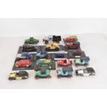 Modern Diecast and Plastic Vintage Commercial and Private Vehicles (40),