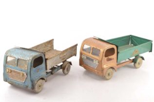 Tri-ang Four Wheel Tipper lorries (2),
