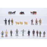 A selection of sub-54mm scale figures by various makers including Britains and Taylor & Barrett comp