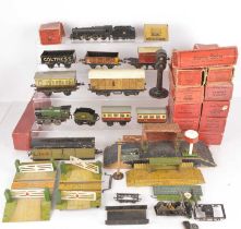 Assorted Hornby 0 Gauge and other items,