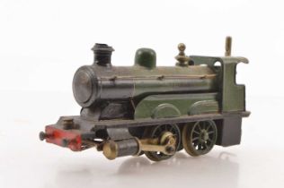 A part-repainted Marklin 0 Gauge live steam '0-4-0' Locomotive only,
