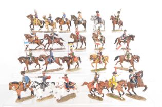 Del Prado Napoleonic era Mounted Soldiers with Britains mounted and foot soldiers (71),