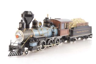 A Bachmann G scale (gauge 1) American 4-6-0 Locomotive and Tender (2),