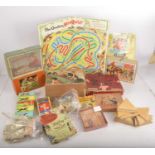 Traditional Toys and Games including Escalado Jigsaws and Bagatelle,