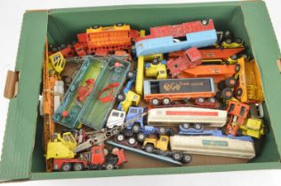 Postwar and Later Playworn Corgi Commercial and Military Vehicles (40+)