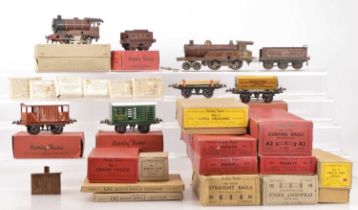 Hornby 0 Gauge LMS Locomotives wagons and Track (qty),