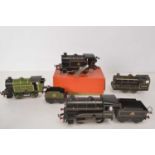 Hornby 0 Gauge 0-4-0 Tank and Tender Locomotives and quantity of mainly Tank Engine parts (qty),