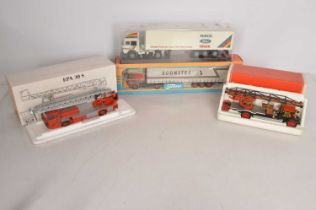 Modern Diecast Haulage and Fire Service Models (4),
