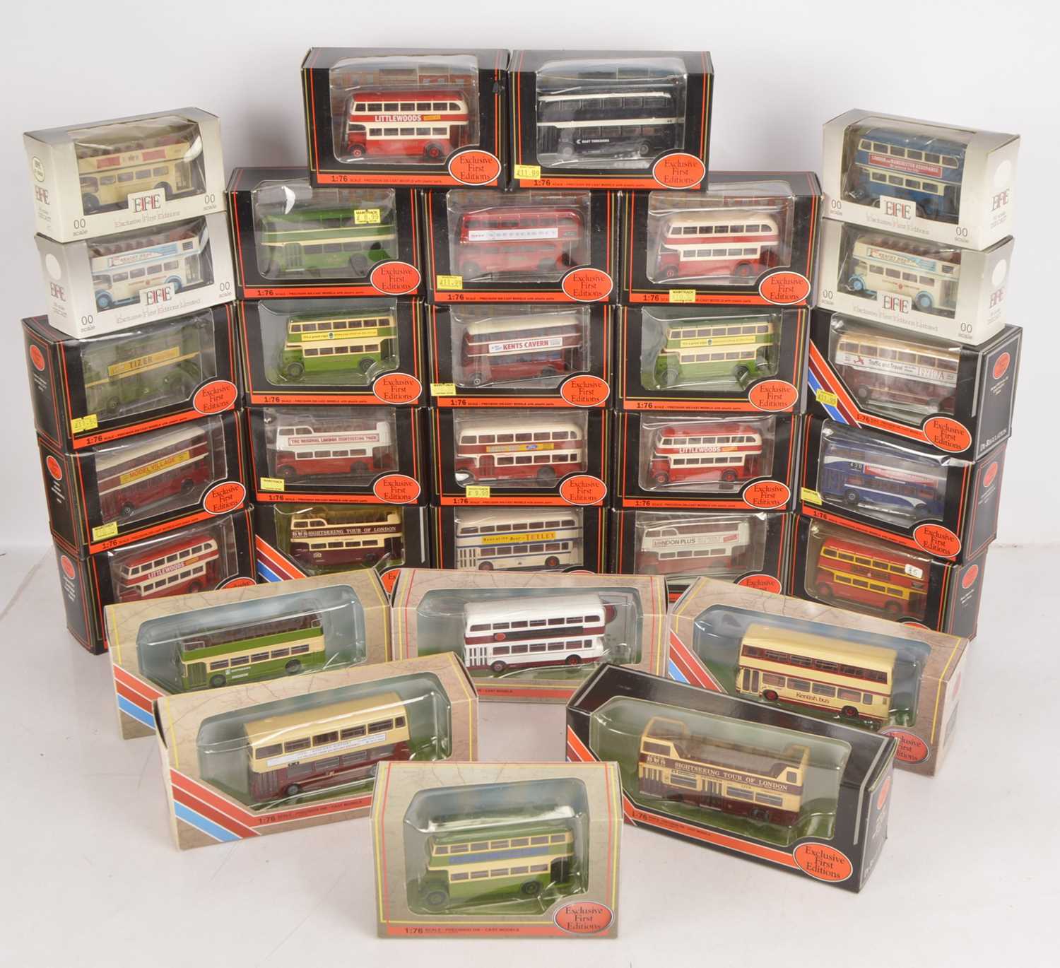 Exclusive First Editions 1:76 Scale Double Deck Buses (24),